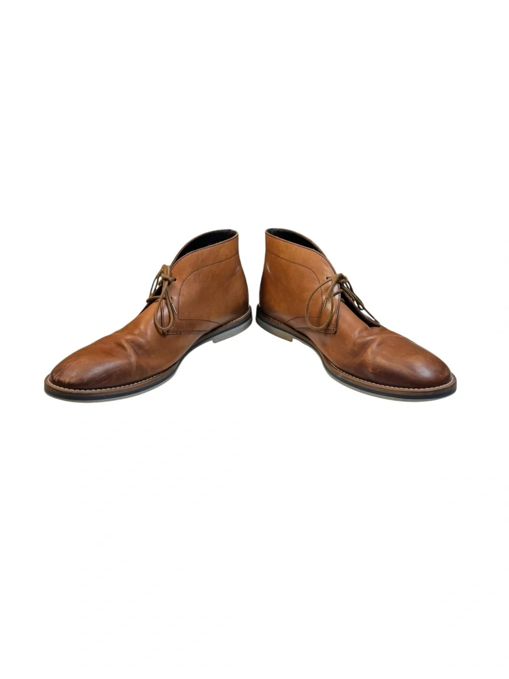 To Boot New York Adam Derrick Waldorf Tan Brown Leather Chukka Boots Italy 8 M
